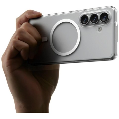 Etui Spigen Ultra Hybrid Mag MagSafe do Samsung Galaxy S26+ clear white