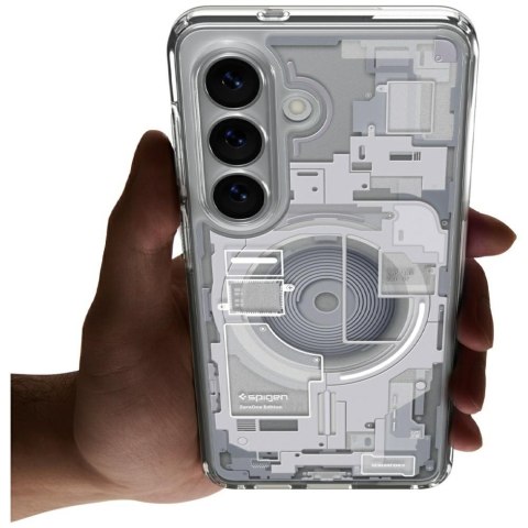 Etui Spigen Ultra Hybrid Mag MagSafe do Samsung Galaxy S26+ zero one white