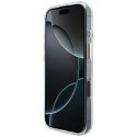 Etui Guess IML Gradient Script Metal MagSafe do iPhone 17 biały