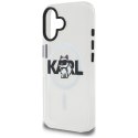 Etui Karl Lagerfeld IML Choupette Sketch Logo MagSafe do iPhone 17 przezroczysty