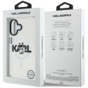 Etui Karl Lagerfeld IML Choupette Sketch Logo MagSafe do iPhone 17 przezroczysty