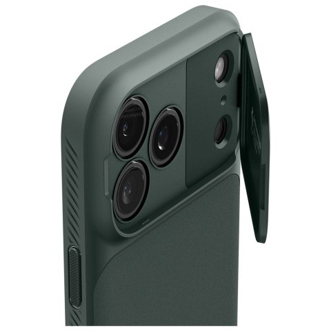 Etui Spigen Optik Armor Mag MagSafe do iPhone 17 Pro zielony