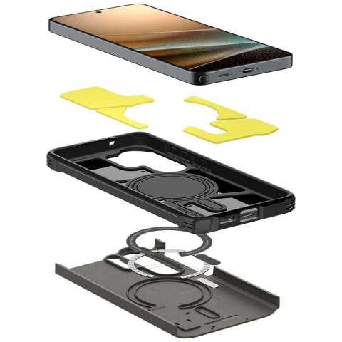Etui Spigen Tough Armor Mag MagSafe do Samsung Galaxy S26 Ultra gunmetal