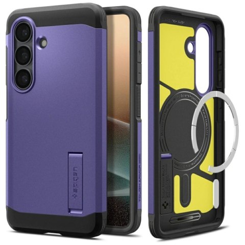 Etui Spigen Tough Armor MagSafe do Samsung Galaxy S26 fioletowy