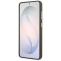 Etui Guess Grained Big 4G Metal Logo do Samsung Galaxy S26 brązowy