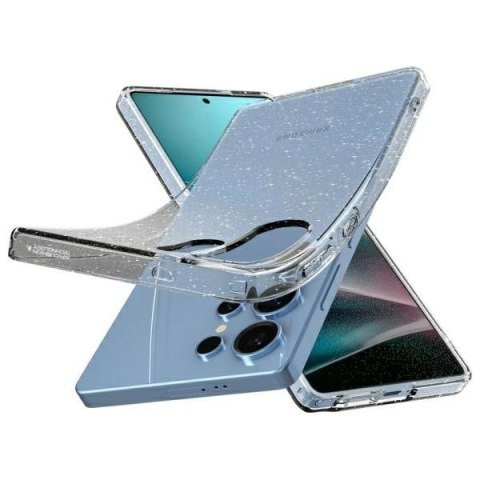 Etui Spigen Liquid Crystal Glitter do Samsung Galaxy S25 Ultra przezroczysty