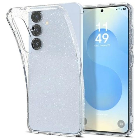 Etui Spigen Liquid Crystal Glitter do Samsung Galaxy S25+ przezroczysty