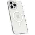 Etui Spigen Thin Fit T MAG MagSafe do iPhone 16 Pro Max przezroczysto-biały