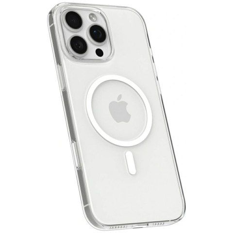 Etui Spigen Thin Fit T MAG MagSafe do iPhone 16 Pro Max przezroczysto-biały