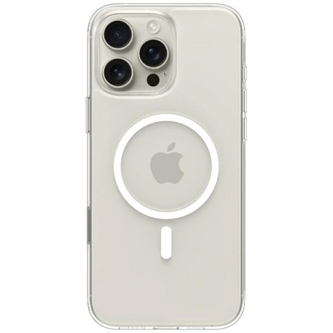 Etui Spigen Thin Fit T MAG MagSafe do iPhone 16 Pro przezroczysto-biały