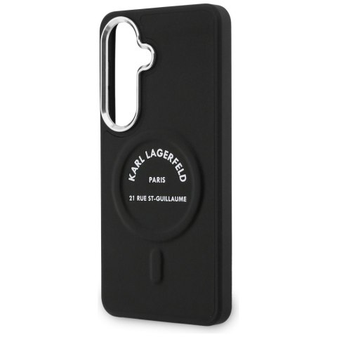 Etui Karl Lagerfeld Embossed Ring RSG Logo MagSafe do Samsung Galaxy S26+ czarny