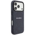 Etui Karl Lagerfeld Monogram logo MagSafe do iPhone 17 Pro niebieski