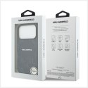 Etui Karl Lagerfeld Monogram logo MagSafe do iPhone 17 Pro niebieski