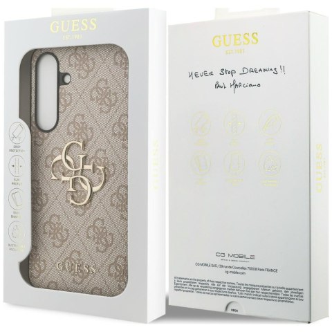 Etui Guess Big 4G Classic Logo do Samsung Galaxy S25 FE różowy