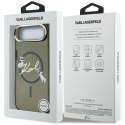 Etui Karl Lagerfeld IML Choupettes Karl Script Logo MagSafe do iPhone Air czarny
