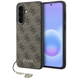 Etui Guess 4G Charm do Samsung Galaxy A57 5G brązowy