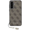 Etui Guess 4G Charm do Samsung Galaxy A57 5G brązowy