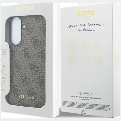 Etui Guess 4G Classic do Samsung Galaxy A57 5G brązowy