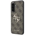 Etui Guess Leather 4G Metal Logo do Samsung Galaxy A37 5G brązowy