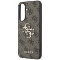 Etui Guess Leather 4G Metal Logo do Samsung Galaxy A37 5G brązowy