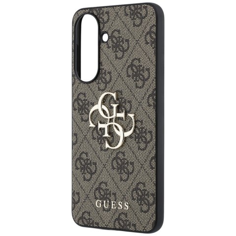 Etui Guess Leather 4G Metal Logo do Samsung Galaxy A37 5G brązowy