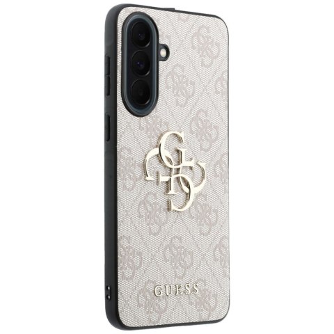 Etui Guess Leather 4G Metal Logo do Samsung Galaxy A37 5G różowy