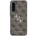 Etui Guess Leather 4G Metal Logo do Samsung Galaxy A57 5G brązowy