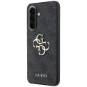 Etui Guess Leather 4G Metal Logo do Samsung Galaxy A57 5G czarny