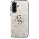 Etui Guess Leather 4G Metal Logo do Samsung Galaxy A57 5G różowy