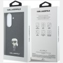Etui Karl Lagerfeld Fixed Glitter Ikonik Logo Metal Pin do Samsung Galaxy A37 5G czarny