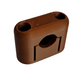 Druk 3D Uchwyt kabla loft 10-12mm brązowy V9