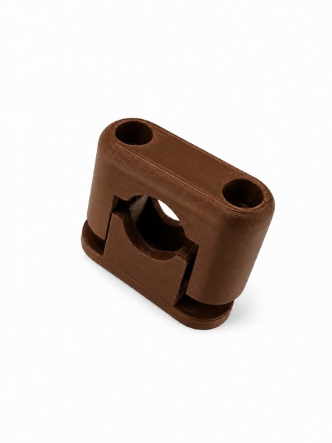 Druk 3D Uchwyt kabla loft 10-12mm brązowy V9
