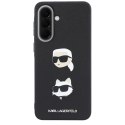 Etui Karl Lagerfeld w/ Karl&Choupette Heads Pins&Logo do Samsung Galaxy A37 5G czarny
