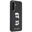 Etui Karl Lagerfeld w/ Karl&Choupette Heads Pins&Logo do Samsung Galaxy A37 5G czarny