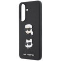 Etui Karl Lagerfeld w/ Karl&Choupette Heads Pins&Logo do Samsung Galaxy A37 5G czarny