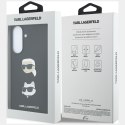 Etui Karl Lagerfeld w/ Karl&Choupette Heads Pins&Logo do Samsung Galaxy A37 5G czarny