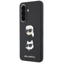 Etui Karl Lagerfeld w/ Karl&Choupette Heads Pins&Logo do Samsung Galaxy A57 5G czarny