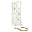 Guess GUHCN58KSPEGO iPhone 11 Pro 5,8" złoty/gold hardcase Peony Chain Collection