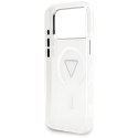 Etui Guess IML Gradient Triangle Logo MagSafe do iPhone 17 Pro Max przezroczysty