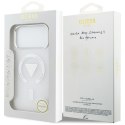Etui Guess IML Gradient Triangle Logo MagSafe do iPhone 17 Pro Max przezroczysty