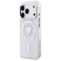 Etui Guess IML Gradient Triangle Logo MagSafe do iPhone 17 Pro przezroczysty