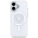 Etui Guess IML Gradient Triangle Logo MagSafe do iPhone 17 przezroczysty