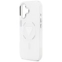 Etui Guess IML Gradient Triangle Logo MagSafe do iPhone 17 przezroczysty