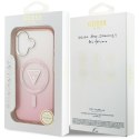 Etui Guess IML Gradient Triangle Logo MagSafe do iPhone 17 różowy