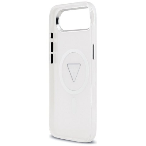 Etui Guess IML Gradient Triangle Logo MagSafe do iPhone Air przezroczysty
