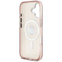 Etui Karl Lagerfeld IML Choupette Sketch Logo MagSafe do iPhone 17 różowy