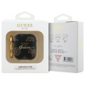 Guess GUA2PG4GPK AirPods 1/2 cover czarny/black 4G Hook