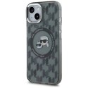 Karl Lagerfeld KLHMP15MHMCKMHK iPhone 15 Plus 6.7" czarny/black IML Monogram Karl&Choupette Head MagSafe