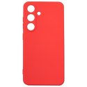 Beline Etui Silicone Samsung S25 czerwony/red
