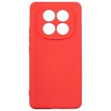 Beline Etui Silicone Xiaomi Redmi Note 14 Pro+ czerwony/red